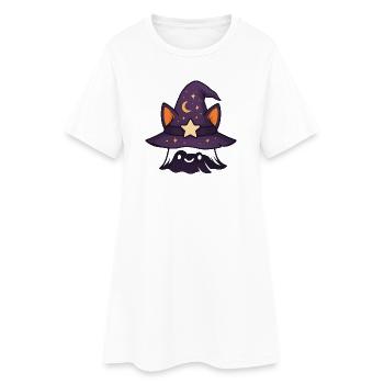 Conquête mystique du chat - Robe T-shirt Femme - blanc - Devant