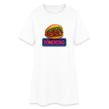 Kebab Day – Funny Kebab Pun Motif - Women’s T-Shirt Dress - white - Front