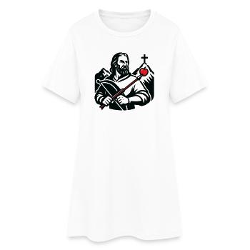 Figure légendaire de la Suisse - Robe T-shirt Femme - blanc - Devant