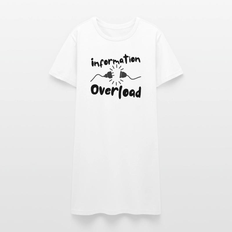 Information overload plug current Women’s T-Shirt Dress