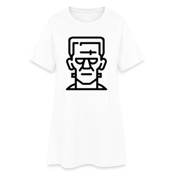 Monstre halloween - Robe T-shirt Femme - blanc - Devant