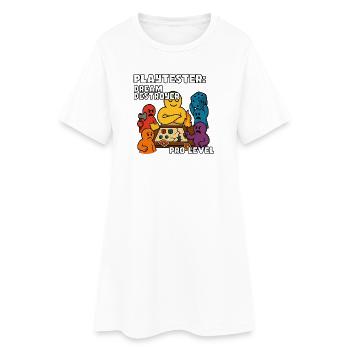 Testeur : Destructeur de rêves - Robe T-shirt Femme - blanc - Devant