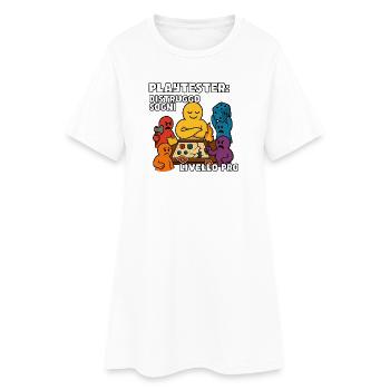 Playtester: Dream Smasher - Women’s T-Shirt Dress - white - Front
