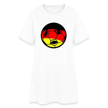 Football German Flag Art - Women’s T-Shirt Dress - white - Front