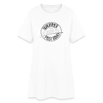 Pire qu’il n’y paraît, l’après-Covid - Robe T-shirt Femme - blanc - Devant