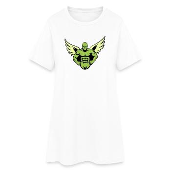 Puissance du gladiateur ailé - Robe T-shirt Femme - blanc - Devant