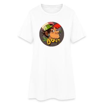 BOut Graffito - Robe T-shirt Femme - blanc - Devant