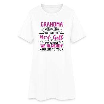 Süße Oma Sagt Großmutter Liebe - Frauen T-Shirt-Kleid - Weiß - Vorne