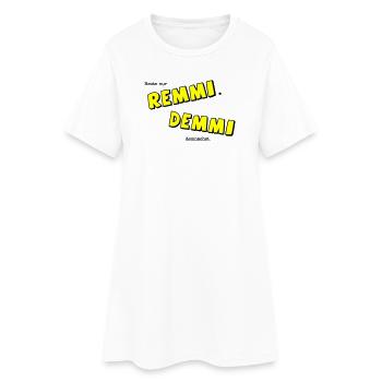 Remmi Demmi - Robe T-shirt Femme - blanc - Devant