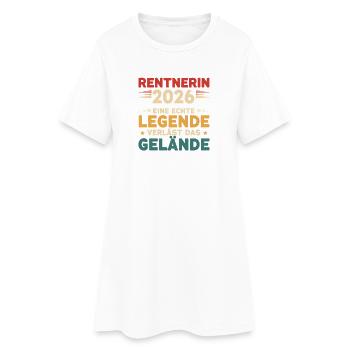 2026 Retirement Legend – Retired Saying Gift - Women’s T-Shirt Dress - white - Front