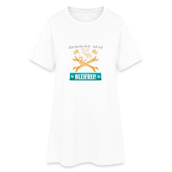 Auto Tuner Tuning Kfz Werkstatt Mechaniker Spruch - Robe T-shirt Femme - blanc - Devant
