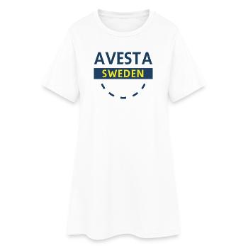 Avesta Sweden Circular Logo - Women’s T-Shirt Dress - white - Front