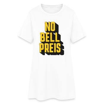 No Bell Preis - Frauen T-Shirt-Kleid - Weiß - Vorne