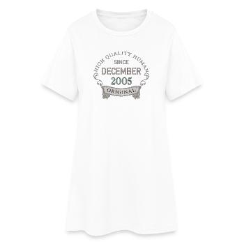 Since_December_2005 - Robe T-shirt Femme - blanc - Devant