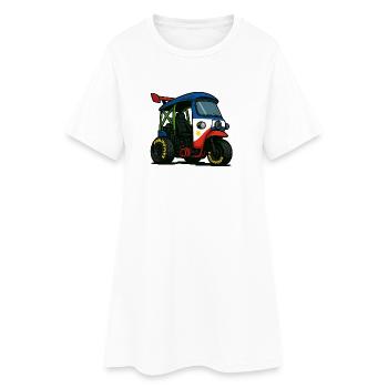 Légende de la rue des Philippines - Robe T-shirt Femme - blanc - Devant