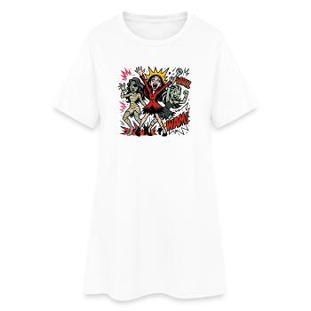 Vampire Queen Zombie Dance - Robe T-shirt Femme - blanc - Devant