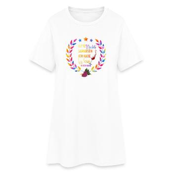 Soirée du vin coloré Dicton - Robe T-shirt Femme - blanc - Devant