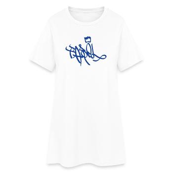 Basel Street Art Souvenir - Women’s T-Shirt Dress - white - Front