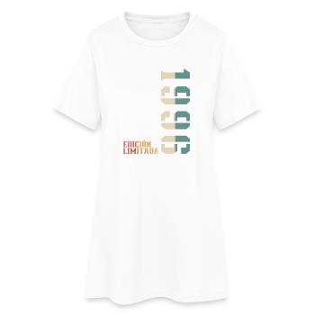 Original 1996 Vintage Retro Geburtstagsgeschenk - Frauen T-Shirt-Kleid - Weiß - Vorne