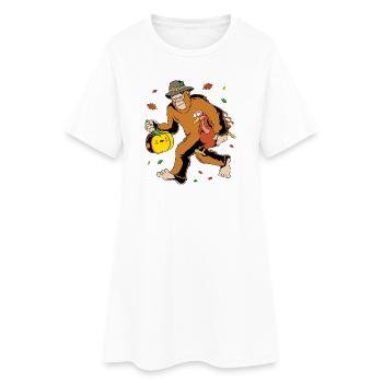 Thanksgiving Père Papa Grand-père Papy - Robe T-shirt Femme - blanc - Devant