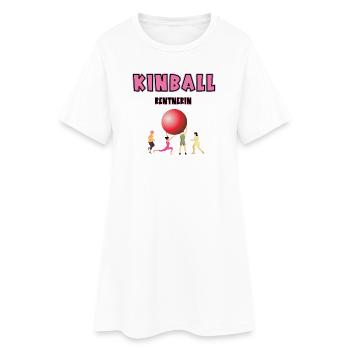 Kinball Retraité Kinballer Retraite Retraite - Robe T-shirt Femme - blanc - Devant