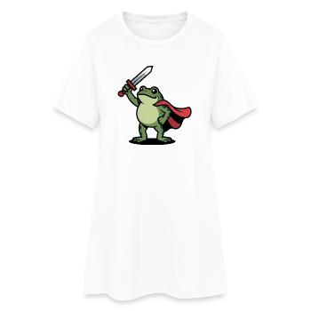 Portland Resist Frog - États-Unis T-Shirt de protestation - Robe T-shirt Femme - blanc - Devant