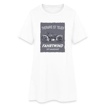 Flux d’air au lieu de la thérapie - Robe T-shirt Femme - blanc - Devant