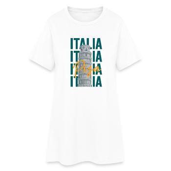PISA - ITALIA - ITALY - ITALIEN - TOWER - TURM - Women’s T-Shirt Dress - white - Front