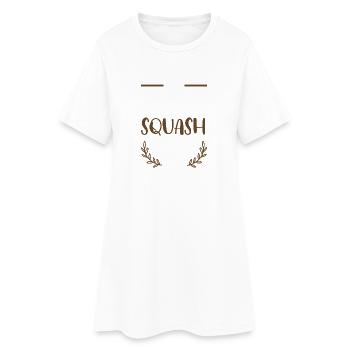 J’adore le squash - Robe T-shirt Femme - blanc - Devant