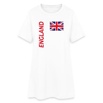 Manchester - Robe T-shirt Femme - blanc - Devant