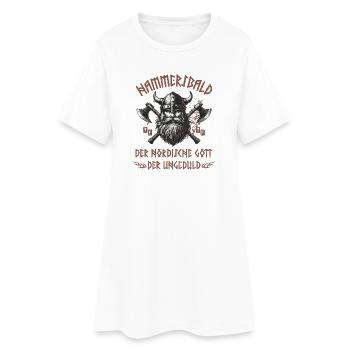 Hammersbald - Robe T-shirt Femme - blanc - Devant