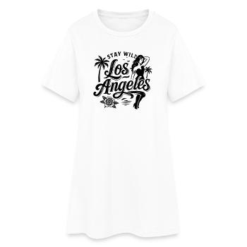 Los Angeles City of Angels Chemise Californie - Robe T-shirt Femme - blanc - Devant