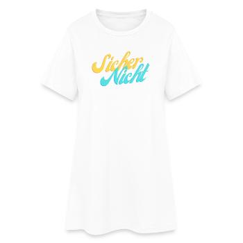 Certainement pas. - Robe T-shirt Femme - blanc - Devant