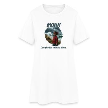 Moin y compris vent côtier - Robe T-shirt Femme - blanc - Devant