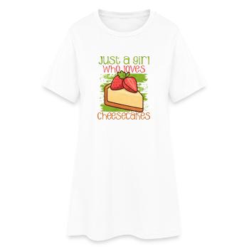 Gâteau - Robe T-shirt Femme - blanc - Devant