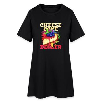 Gâteau - Robe T-shirt Femme - noir - Devant
