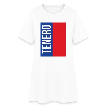 T-shirt Tenero à la mode - Robe T-shirt Femme - blanc - Devant