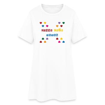 Bonne Fête Maman - Fête des Mères - Robe T-shirt Femme - blanc - Devant