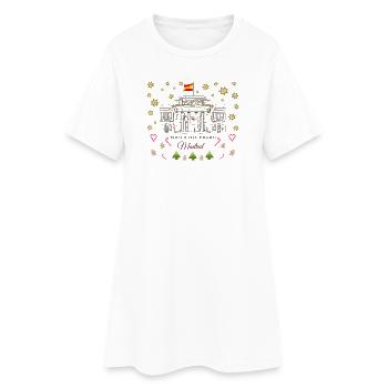 Madrid, Kunstmuseum Prado,  Zeichnung Weihnachten - Frauen T-Shirt-Kleid - Weiß - Vorne
