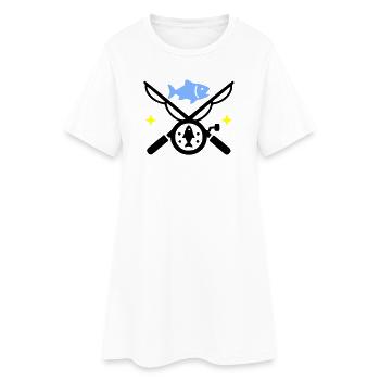 Pêche et pêche | Petri Heil Hobby Logo - Robe T-shirt Femme - blanc - Devant