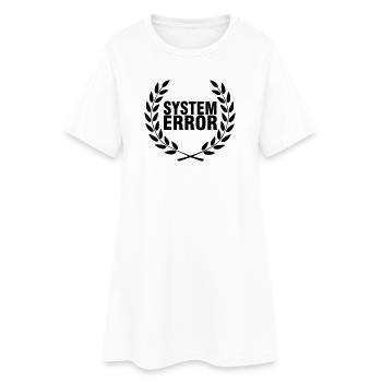 Défaillance du système - Robe T-shirt Femme - blanc - Devant