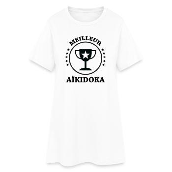 meilleur Aïkidoka - Aïkido  - Robe T-shirt Femme - blanc - Devant