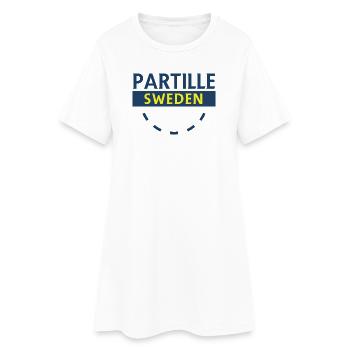 Partille Sweden Logotype - Robe T-shirt Femme - blanc - Devant