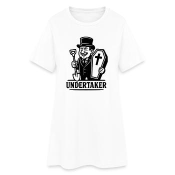 Enterreur Enterrement - Robe T-shirt Femme - blanc - Devant