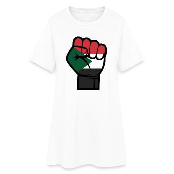 Palestine Libre - Gaza T-Shirt - Robe T-shirt Femme - blanc - Devant