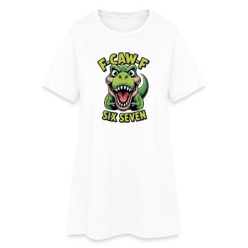Croasser Rex Six Sept Tee - Robe T-shirt Femme - blanc - Devant