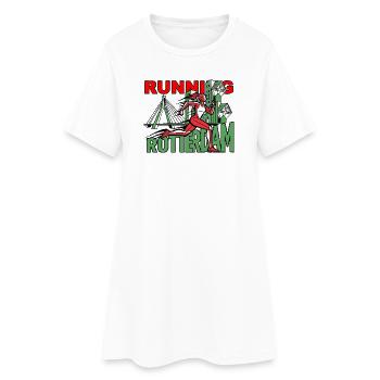 Runner Rotterdam CityRun - Women’s T-Shirt Dress - white - Front