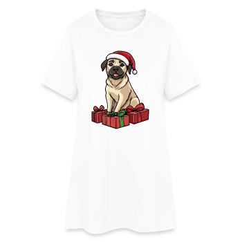 Cadeaux de Noël Kangal Dog - Robe T-shirt Femme - blanc - Devant