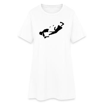 Combinaison ailée - Robe T-shirt Femme - blanc - Devant