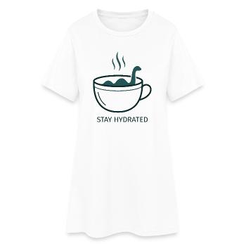 Tasse Nessie Stay Hydrate - Robe T-shirt Femme - blanc - Devant
